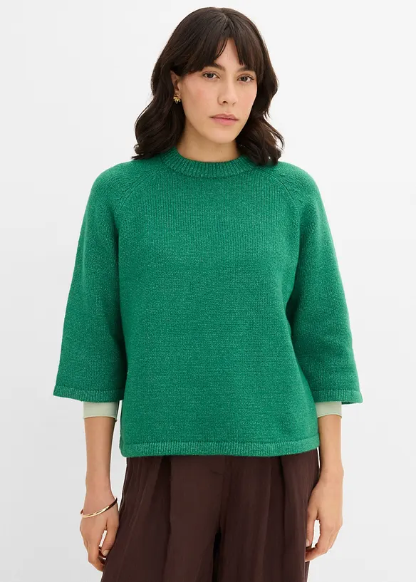 T-shirt in maglia oversize, bonprix