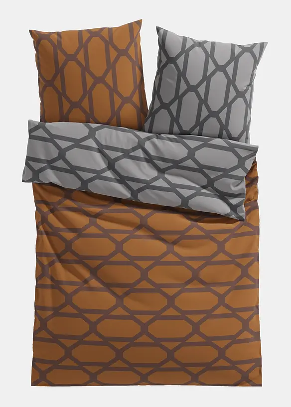 Biancheria da letto double-face in misto cotone, bonprix