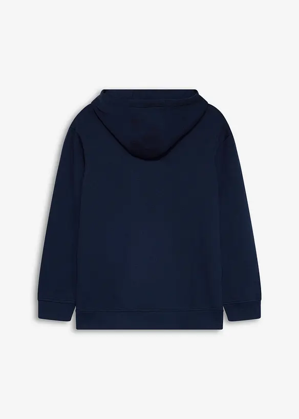 Felpa con cappuccio in morbido misto cotone, bonprix