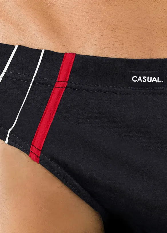 Slip alto con cotone (pacco da 5), bonprix