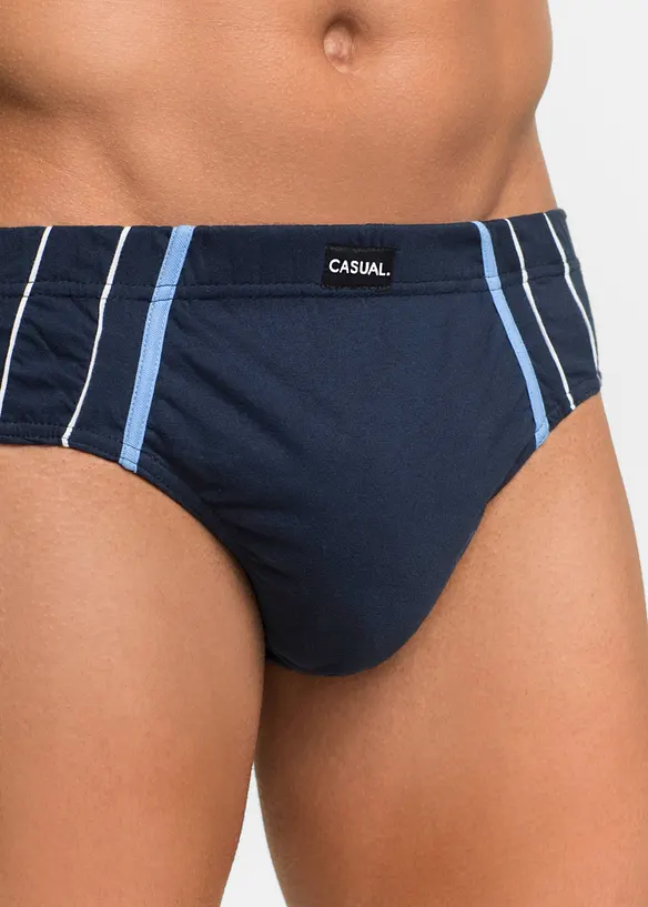 Slip alto con cotone (pacco da 5), bonprix