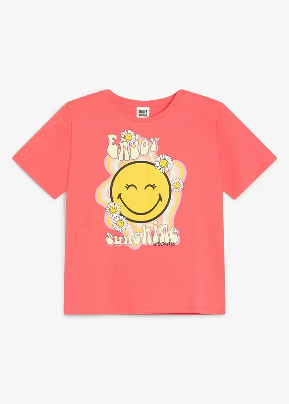 T-shirt con smile in puro cotone, SmileyWorld