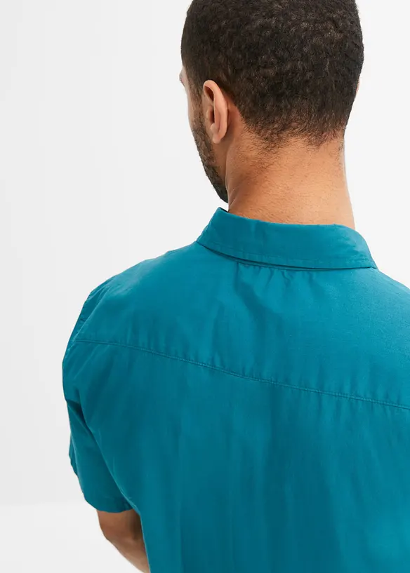 Camicia a maniche corte in puro cotone, bonprix