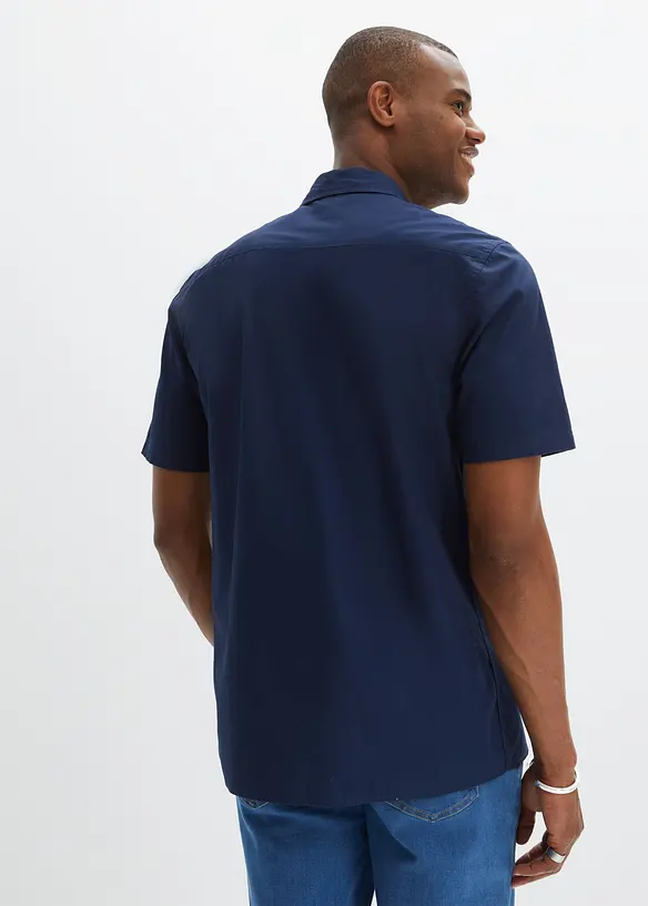 Camicia a maniche corte in puro cotone, bonprix