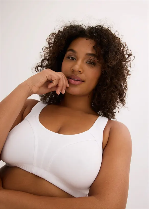 Reggiseno senza ferretto  con cotone biologico (pacco da 2), bonprix