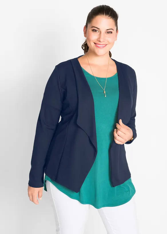 Blazer in jersey punto di Roma, bonprix