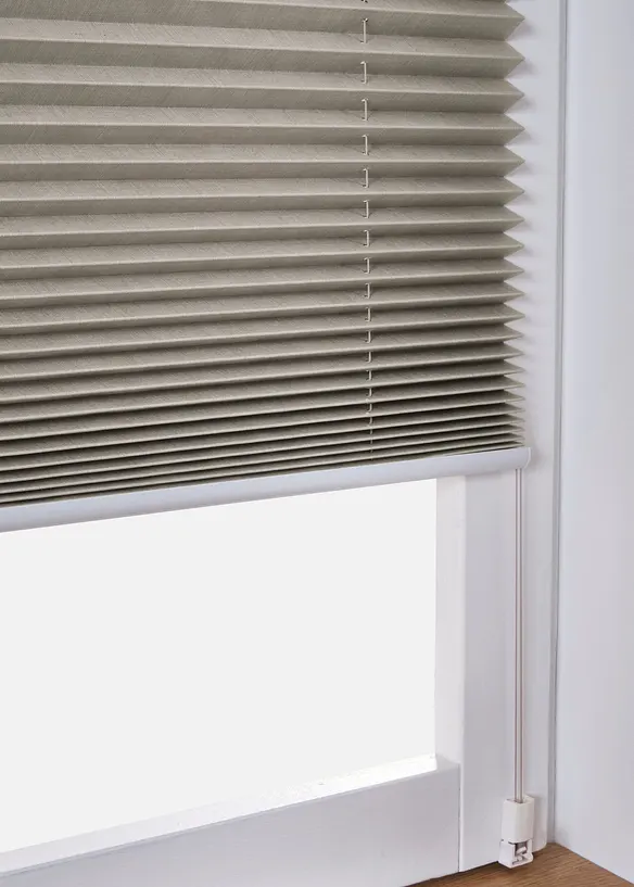 Tenda plissettata oscurante con trama operata, bonprix