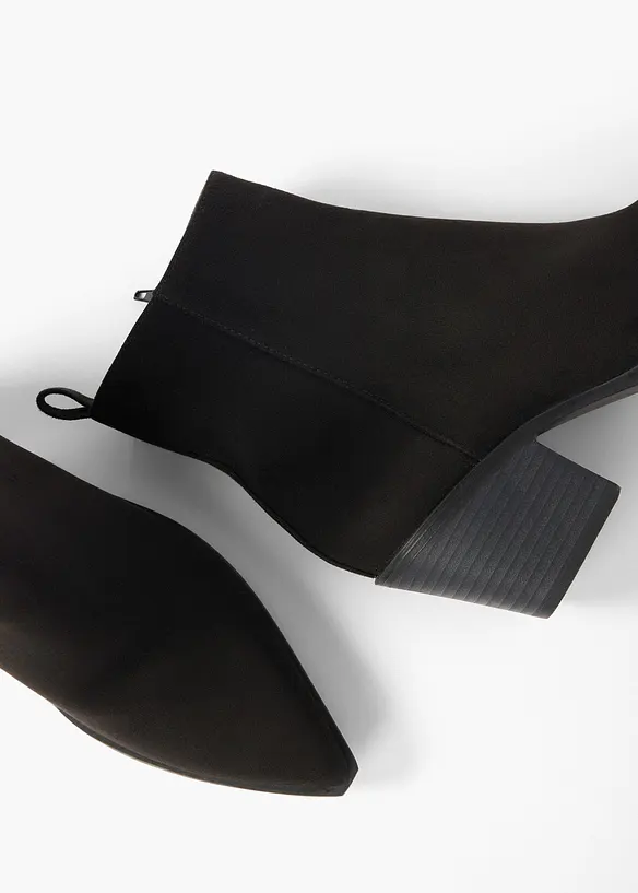 Stivaletti texani con tacco a blocco, bonprix
