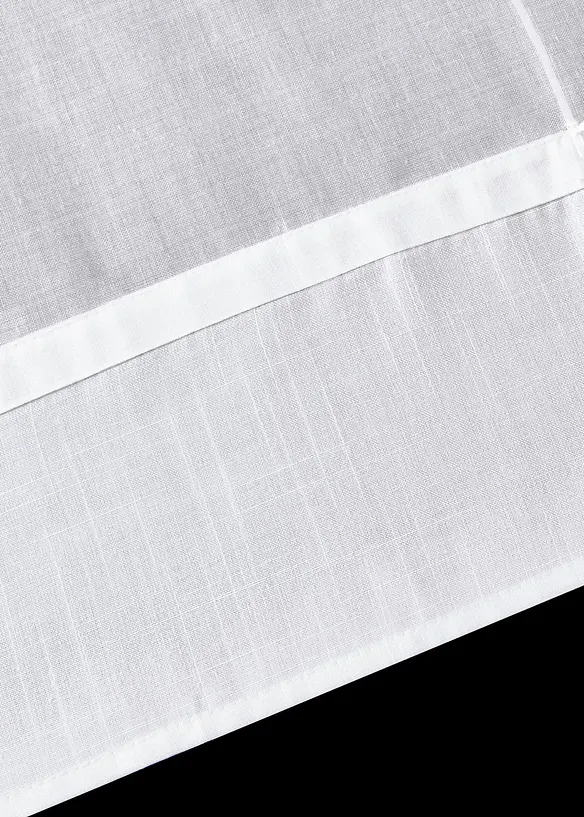 Tenda a pacchetto effetto lino con laccetti, bonprix