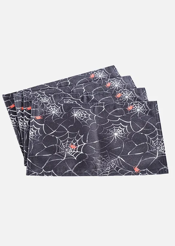 Tovagliette americane per Halloween (pacco da 4), bonprix