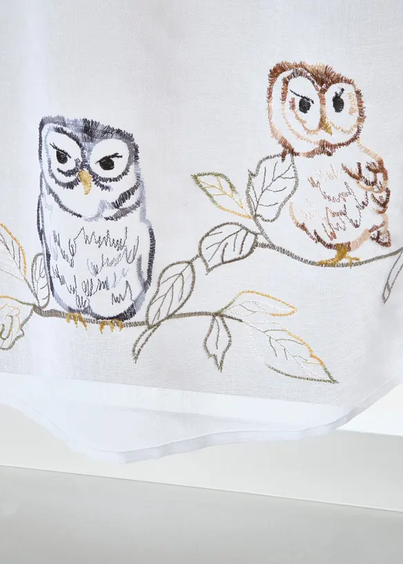 Tenda a vetro con ricami, bonprix