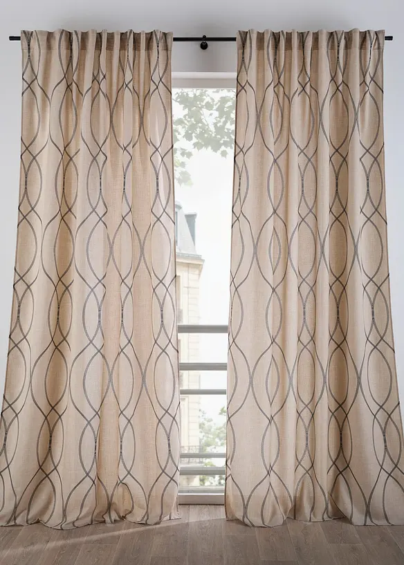Tenda con effetto melange (pacco da 1), bonprix