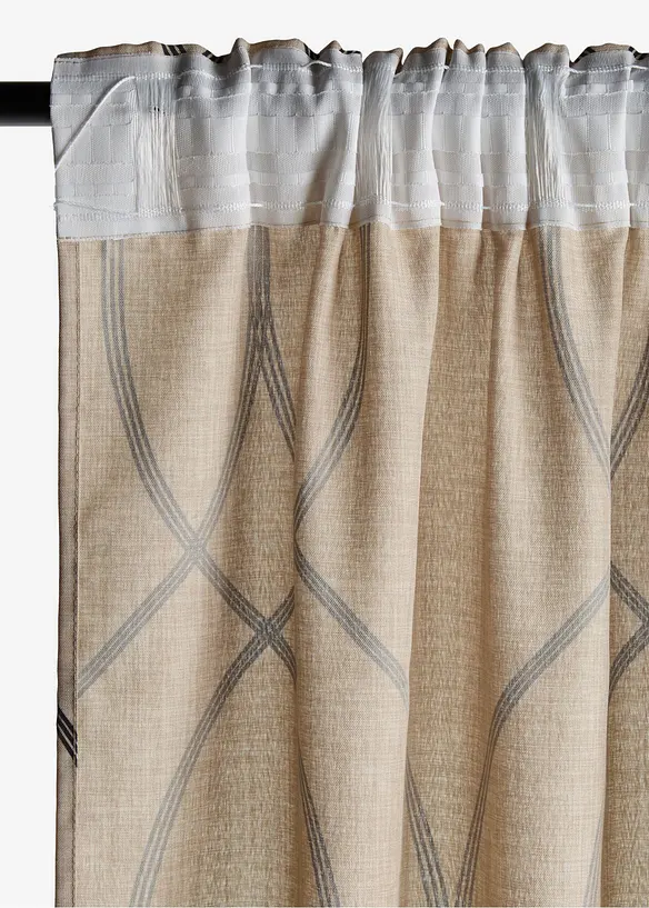 Tenda con effetto melange (pacco da 1), bonprix