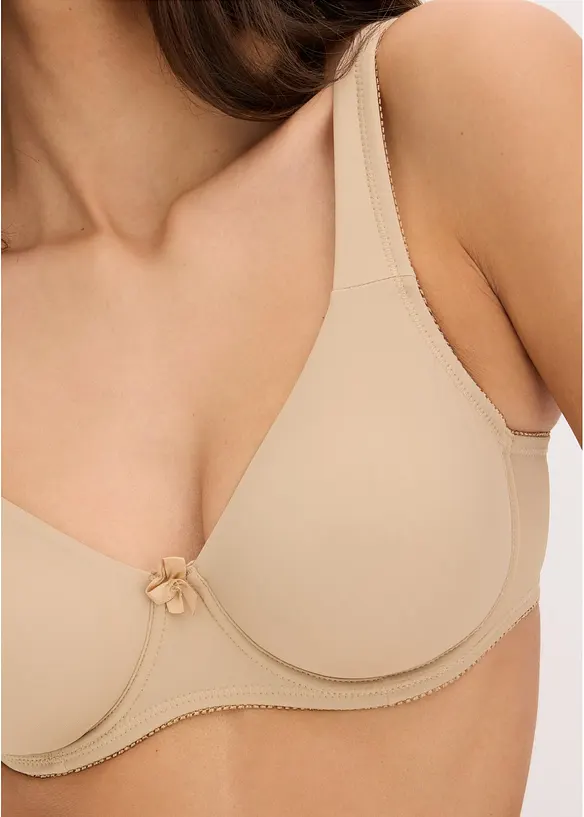 Reggiseno t-shirt con spalline imbottite, bonprix
