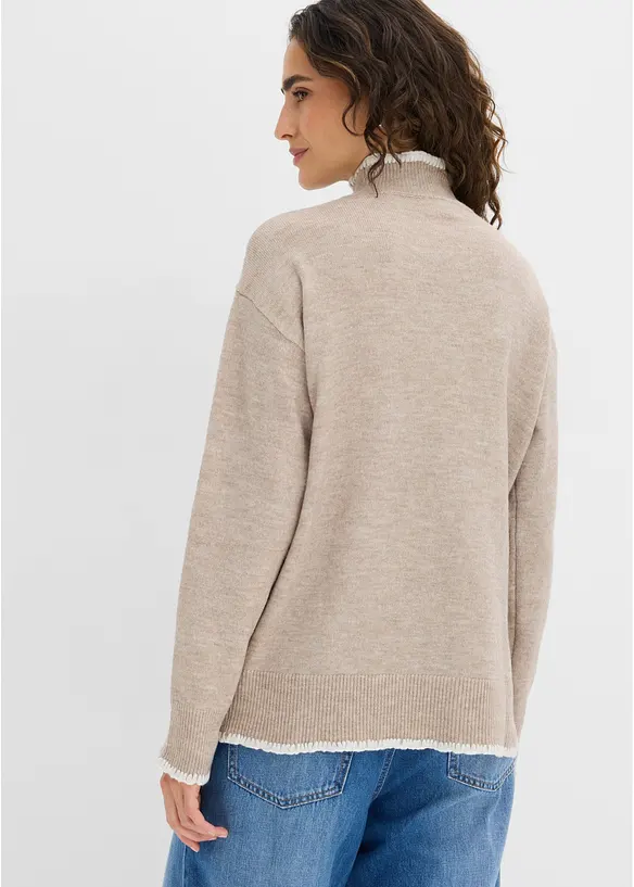 Maglione a collo alto, bonprix