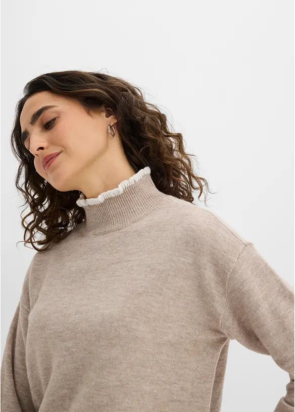 Maglione a collo alto, bonprix