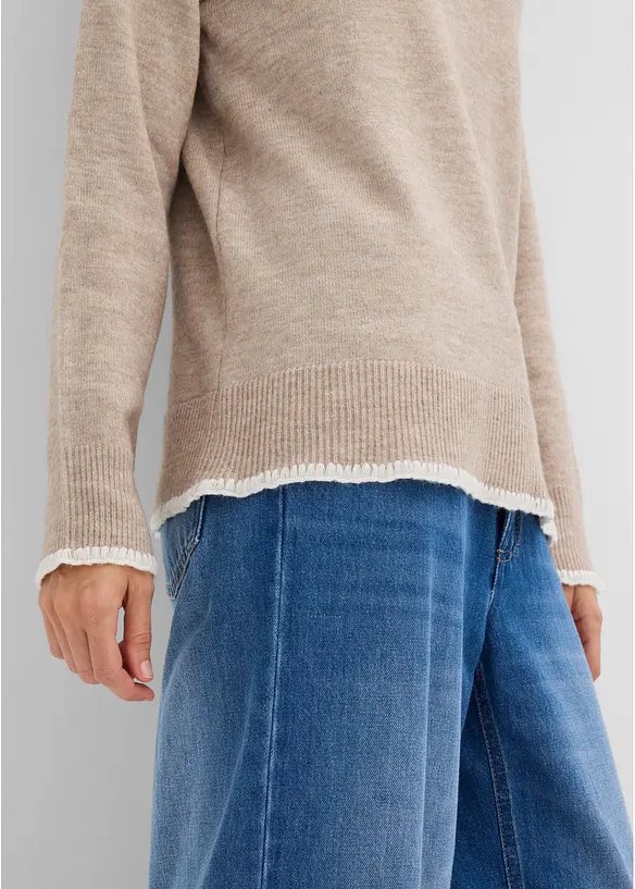 Maglione a collo alto, bonprix