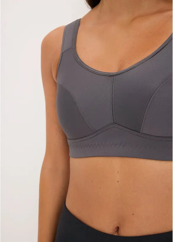 Reggiseno sportivo con sostegno medio (pacco da 2), bonprix