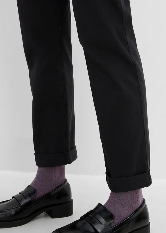 Jeans elasticizzati straight, vita alta, bonprix