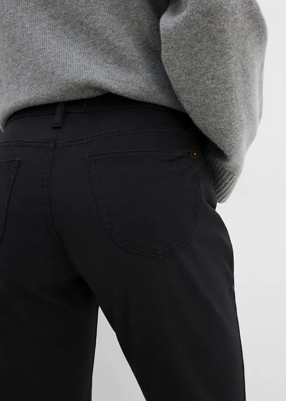 Jeans elasticizzati straight, vita alta, bonprix