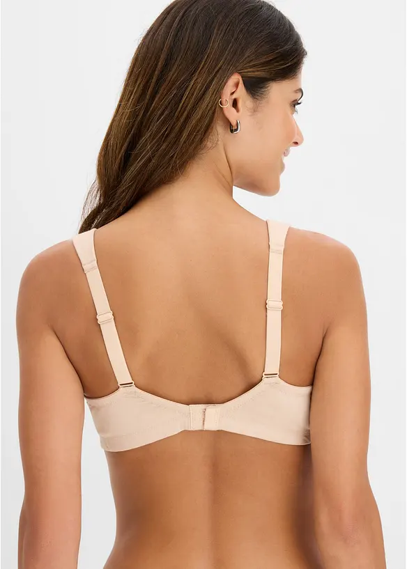 Reggiseno senza ferretto con cotone (pacco da 3), bonprix