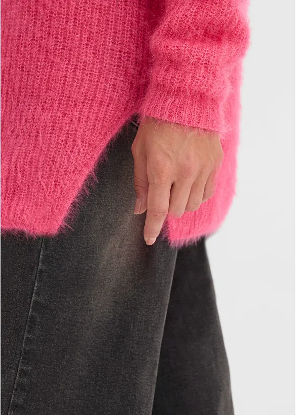 Maglione oversize a collo alto, bonprix