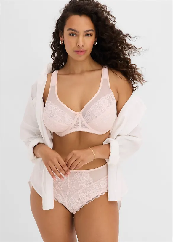 Slip alto con pizzo delicato (pacco da 2), bonprix
