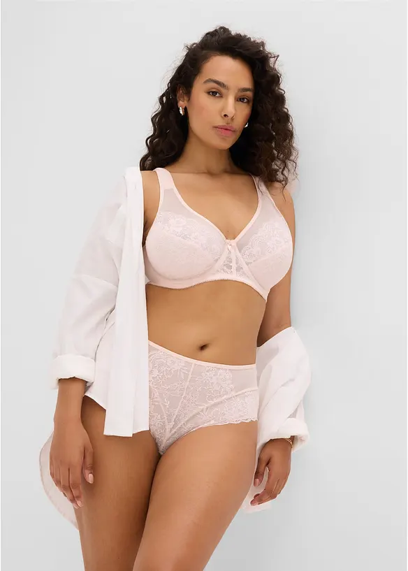 Slip alto con pizzo delicato (pacco da 2), bonprix