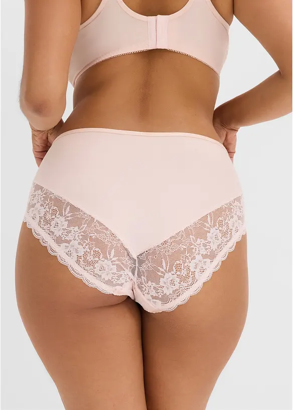 Slip alto con pizzo delicato (pacco da 2), bonprix