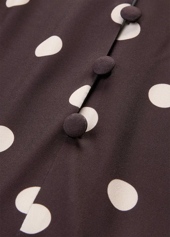 Abito di jersey con cintura da annodare, bonprix