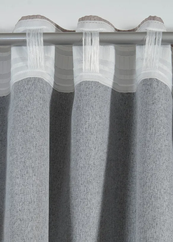 Tenda oscurante jacquard con effetto leggermente lucido (pacco da 1), bonprix