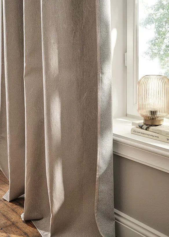Tenda oscurante jacquard con effetto leggermente lucido (pacco da 1), bonprix