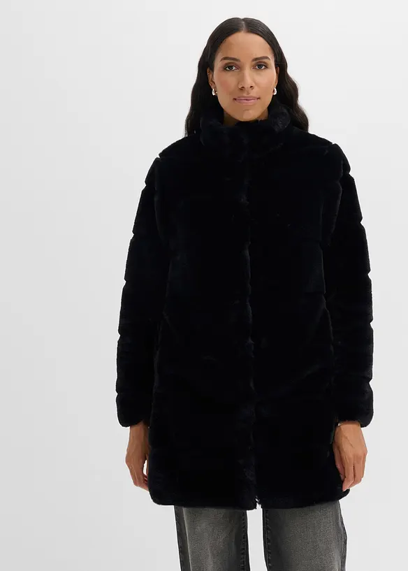 Cappotto in pelliccia ecologica, bonprix