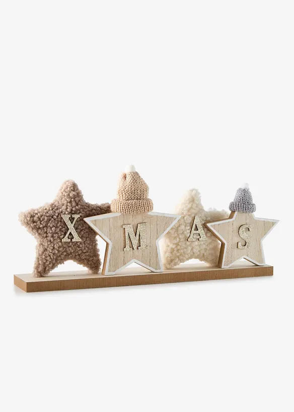 Soprammobile XMAS con stelle di peluche, bonprix