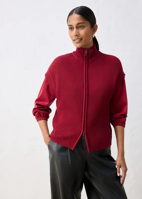 Gilet in maglia di morbido misto lana, bonprix