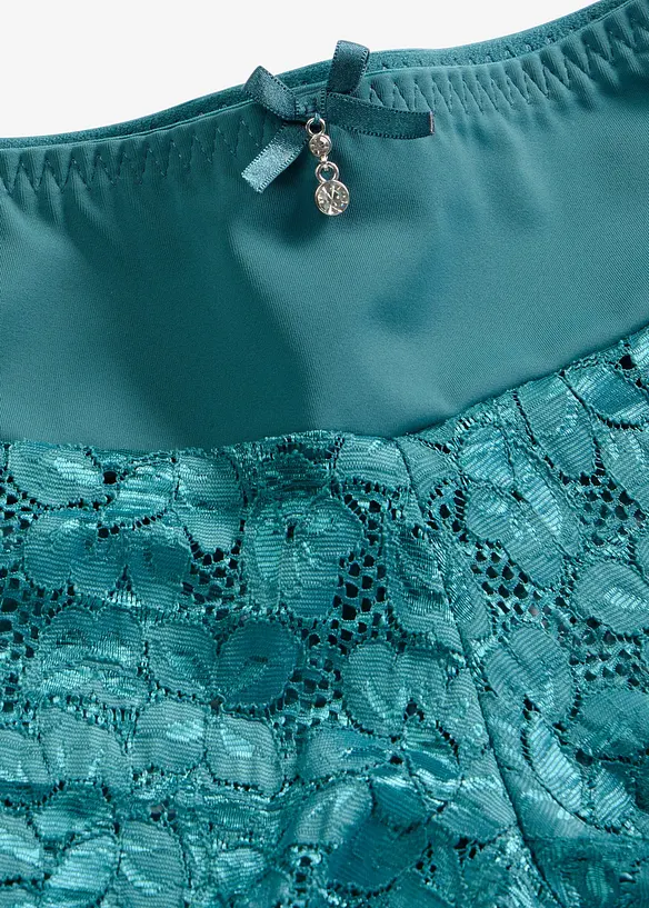 Culotte a vita alta con pizzo, bonprix