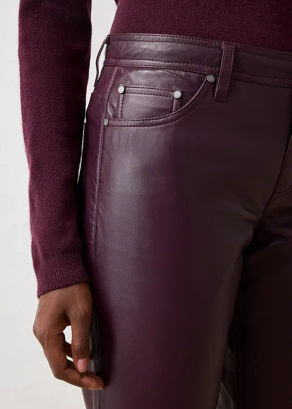 Pantaloni in nappa d'agnello, bonprix