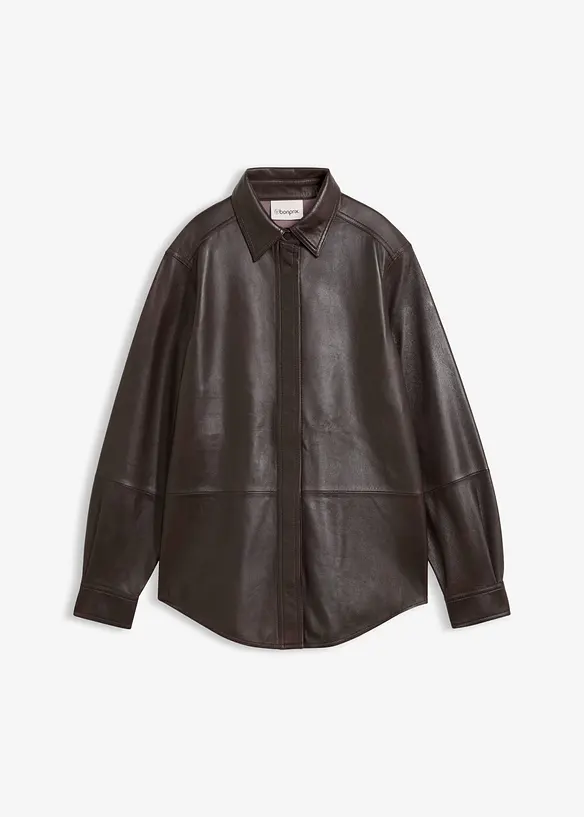Camicia in nappa d'agnello, bonprix