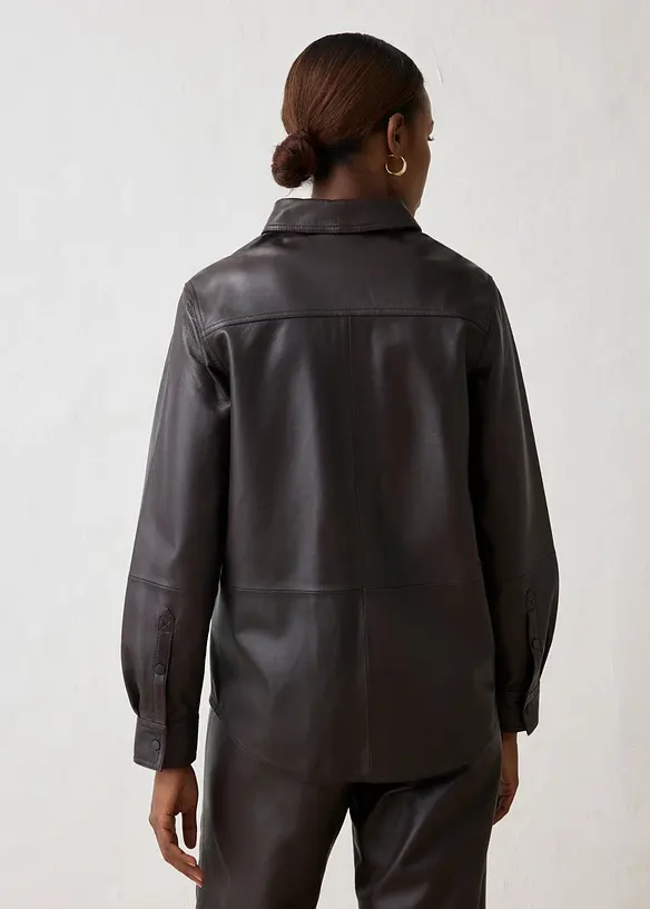 Camicia in nappa d'agnello, bonprix