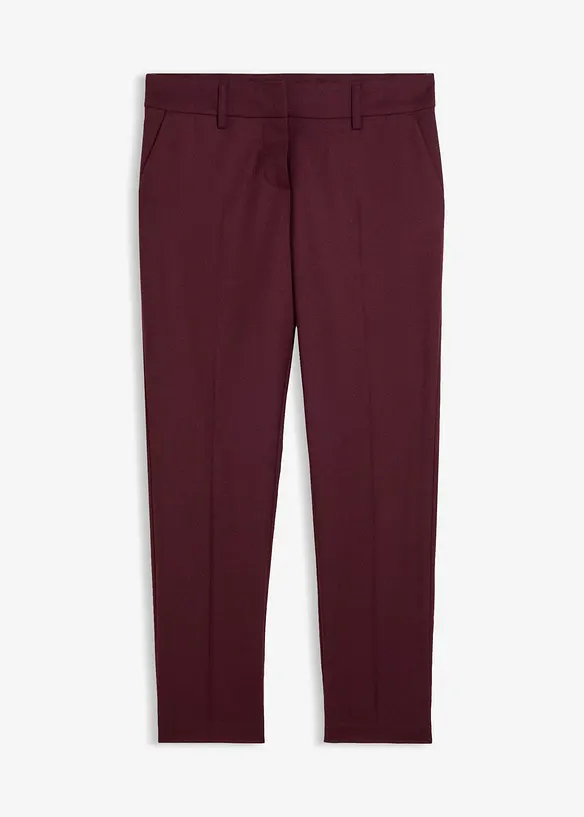 Pantaloni aderenti in misto lana morbido, bonprix