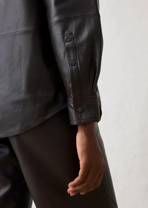 Camicia in nappa d'agnello, bonprix
