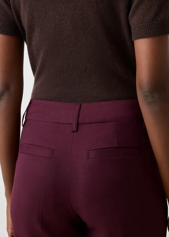 Pantaloni aderenti in misto lana morbido, bonprix
