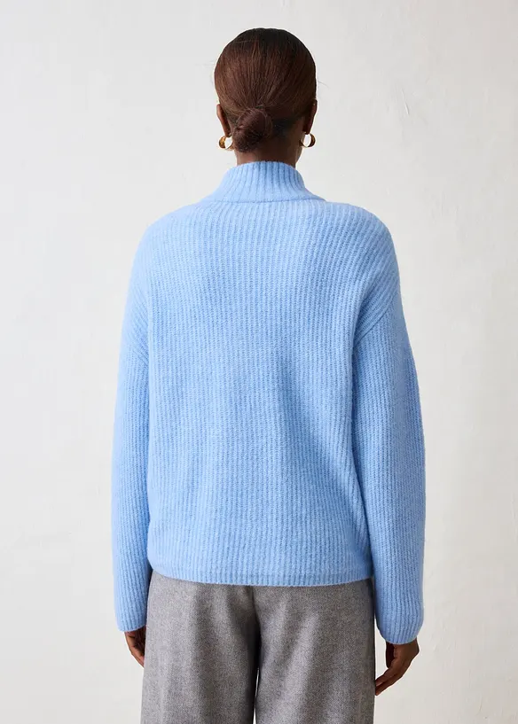 Maglione oversize con lana di alpaca, bonprix