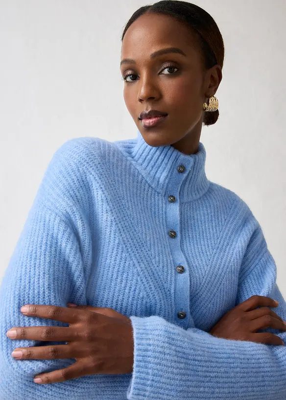 Maglione oversize con lana di alpaca, bonprix
