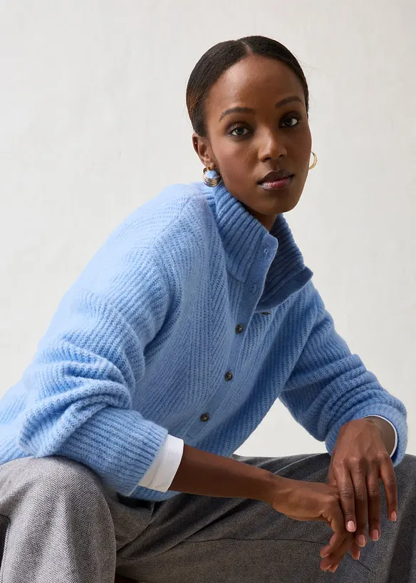 Maglione oversize con lana di alpaca, bonprix