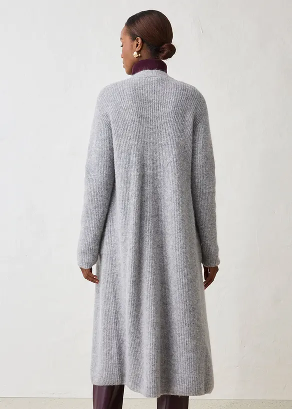 Maxi cardigan con fibra di alpaca, bonprix