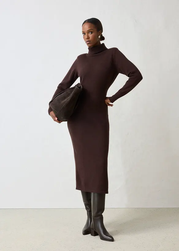 Abito in lana merino, bonprix