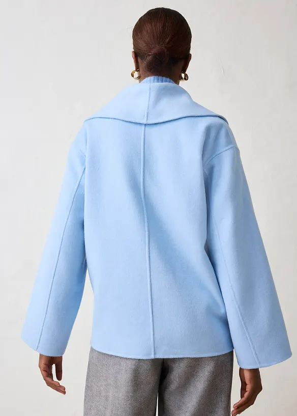 Giacca oversize in morbido misto lana, bonprix