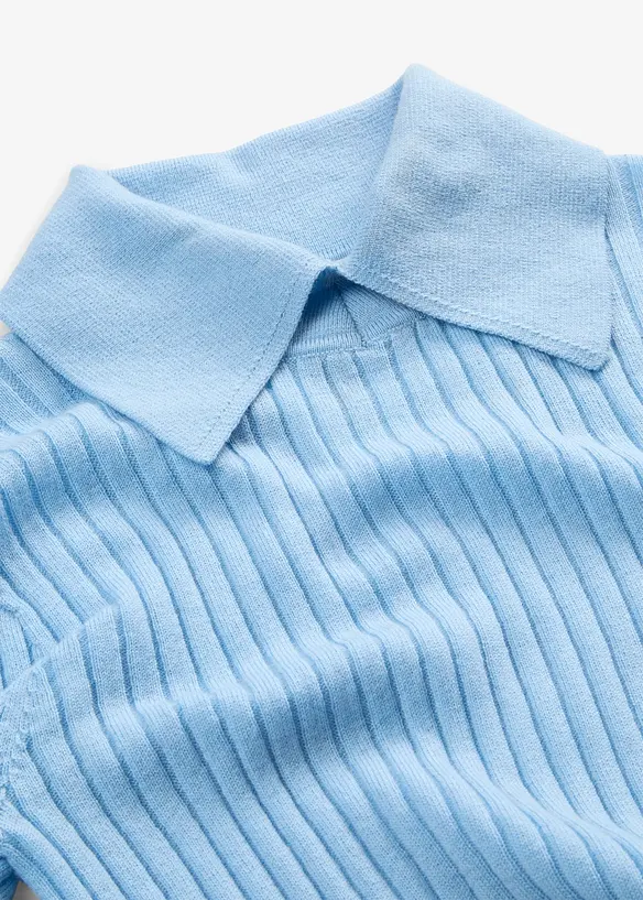 Maglione in filato fine di lana merino, bonprix