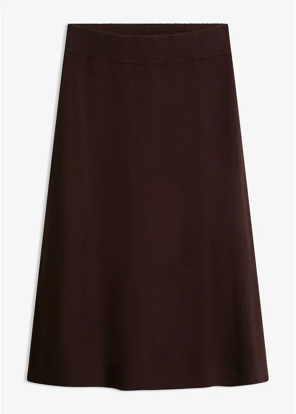 Gonna di maglia svasata, bonprix